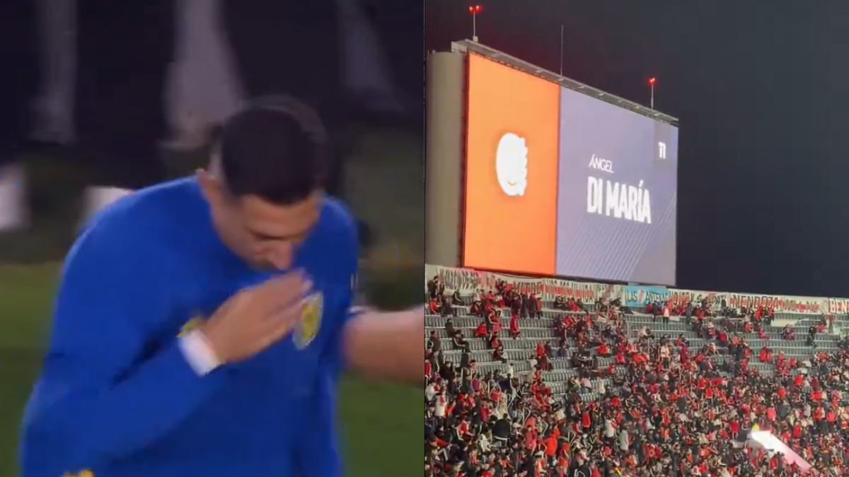 El hostil recibimiento de River para Ángel Di María: 