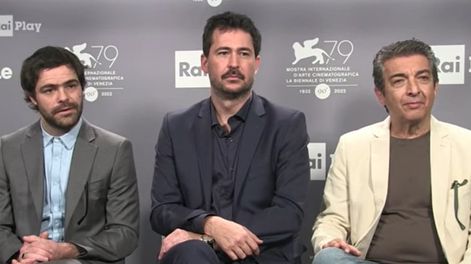 Los Andes | Lanzani, Mitre y Darín en una rueda de prensa en el festival de Venecia.