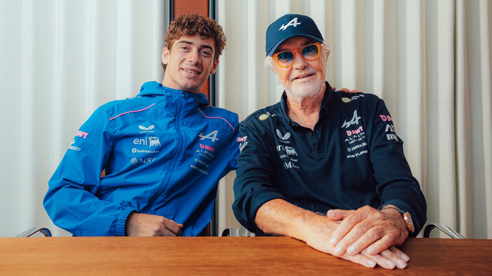 "Otro año juntos", el posteo de Flavio Briatore dedicado a Franco Colapinto en Instagram.