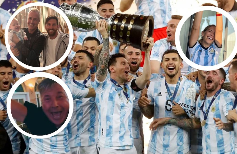 Los famosos del momento alentaron a la Selección