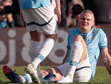 Erling Haaland sufrió una dura lesión que lo aleja de la temporada