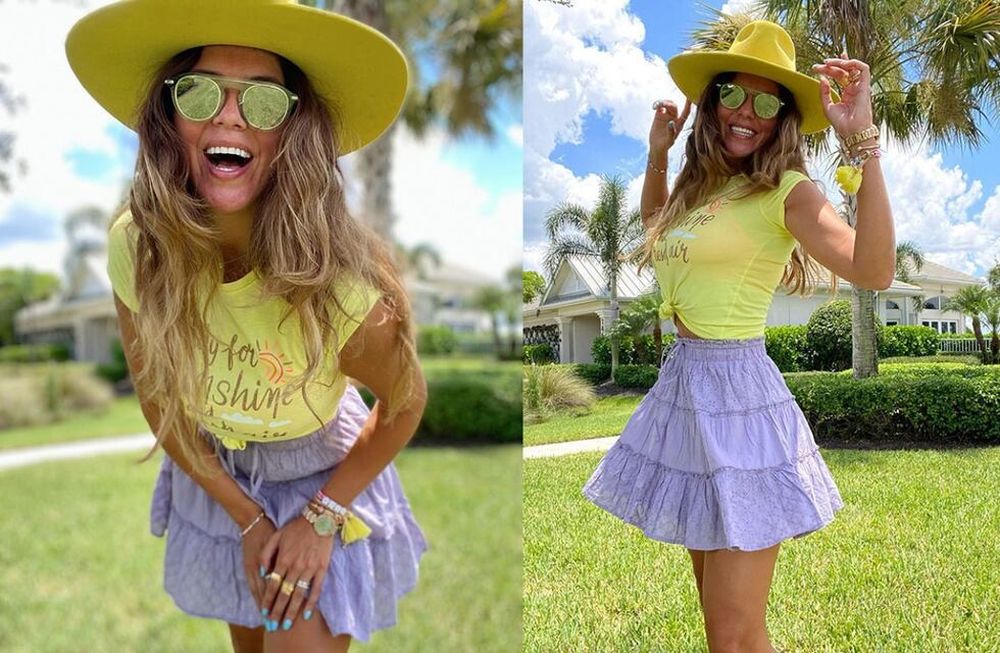 Loly Antoniale muestra distintos modelos de bikinis con su infalible “beboteo”