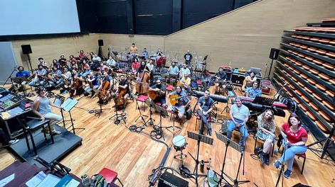 Los músicos que le pondrán sonido a la Vendimia 2024 ya ensayan en el Le Parc. | Foto: Gobierno de Mendoza