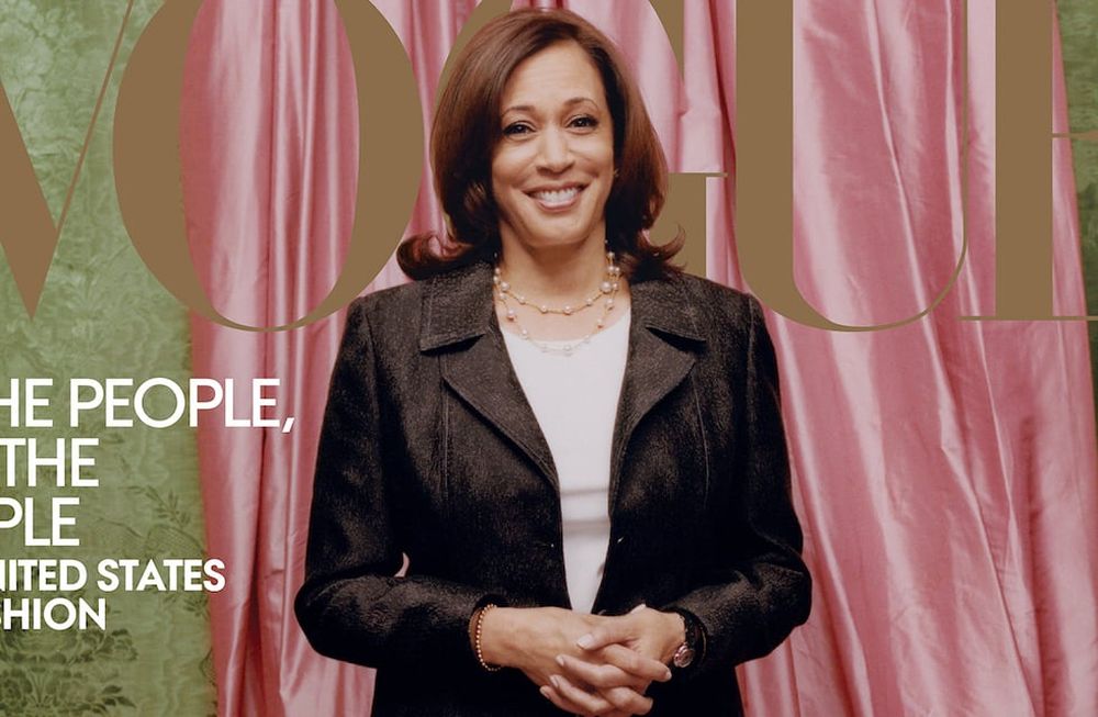 Kamala Harris en la tapa de Vogue