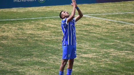 Los Andes | Bruno Leyes fue el autor del primer gol de Godoy Cruz en la victoria por 2 a 1 ante Rosario Central. / José Gutierrez - Los Andes