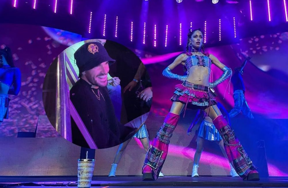Rodrigo De Paul estuvo nuevamente en primera fila viendo a Tini Stoessel. - Los Andes