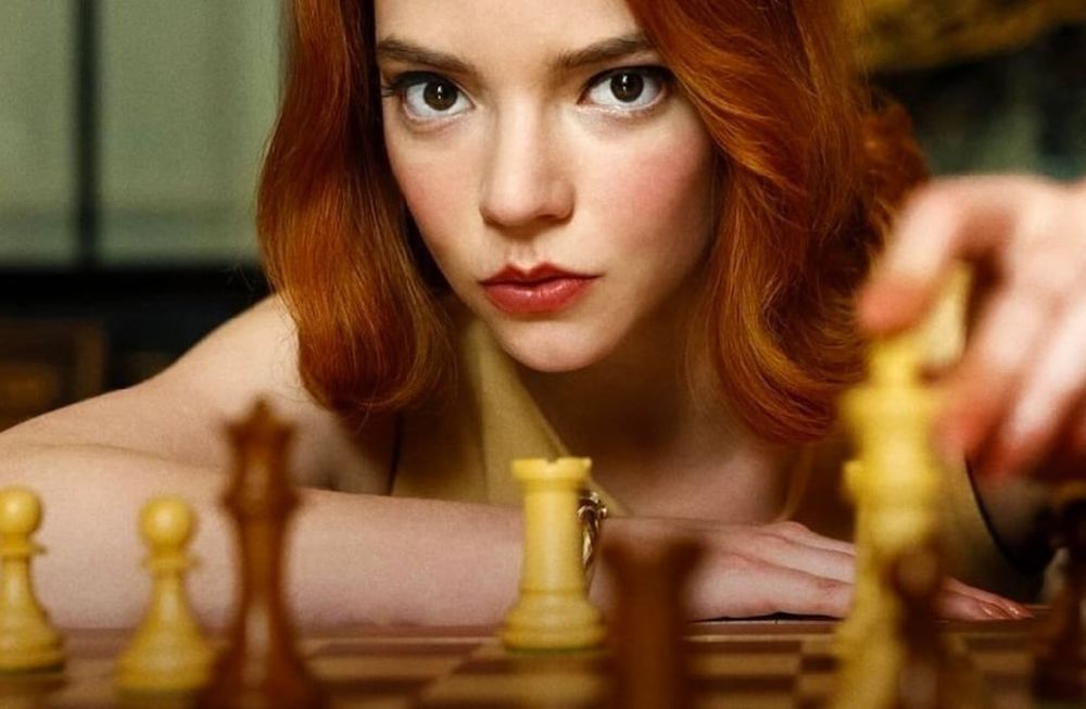Anya Taylor-Joy en Gambito de dama (Netflix)