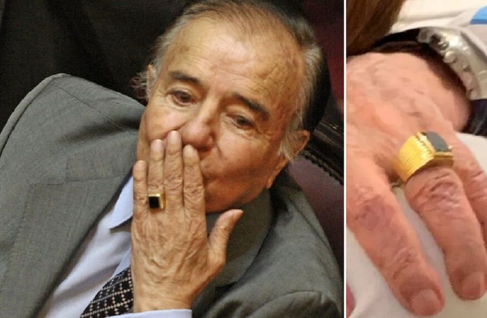 Identificaron al sospechoso de robar el anillo de Menem y revelaron que se encuentra prófugo