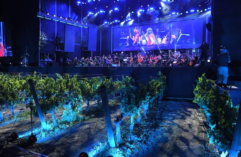 La Fiesta de la Cosecha 2024 se realizó pero se canceló la cosecha previa en apoyo a los productores afectados por la tormenta. Foto: Ignacio Blanco / Los Andes