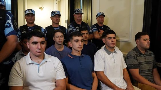 Los rugbiers condenados por el crimen de Fernando Báez Sosa.