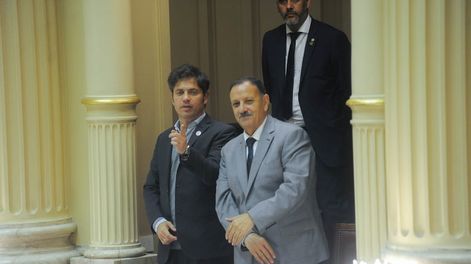 Los Andes | Senado juraAxel KicillofQuintelaFoto Federico Lopez Claro