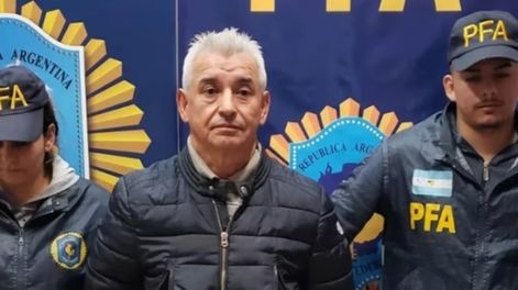 Los Andes | Carlos Díaz era buscado por la muerte de Ivana Molina. Gentileza Policía Federal.