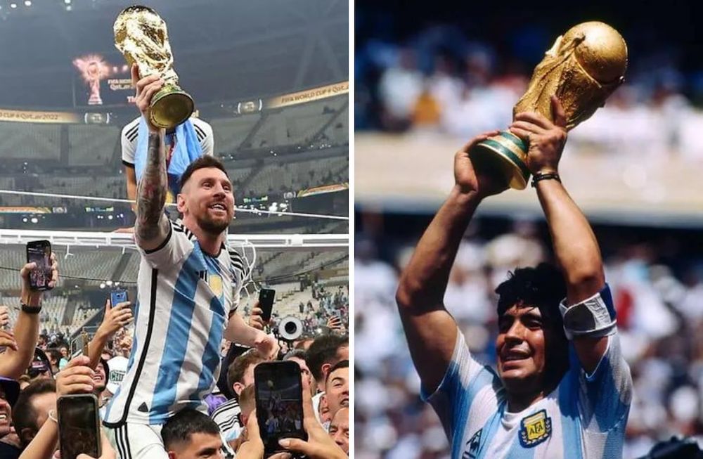 Una localidad de La Pampa rebautizó sus dos principales calles con el nombre de los astros del fútbol.