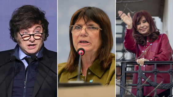 Encuesta nacional: cómo quedó la imagen de Milei, Bullrich y Cristina