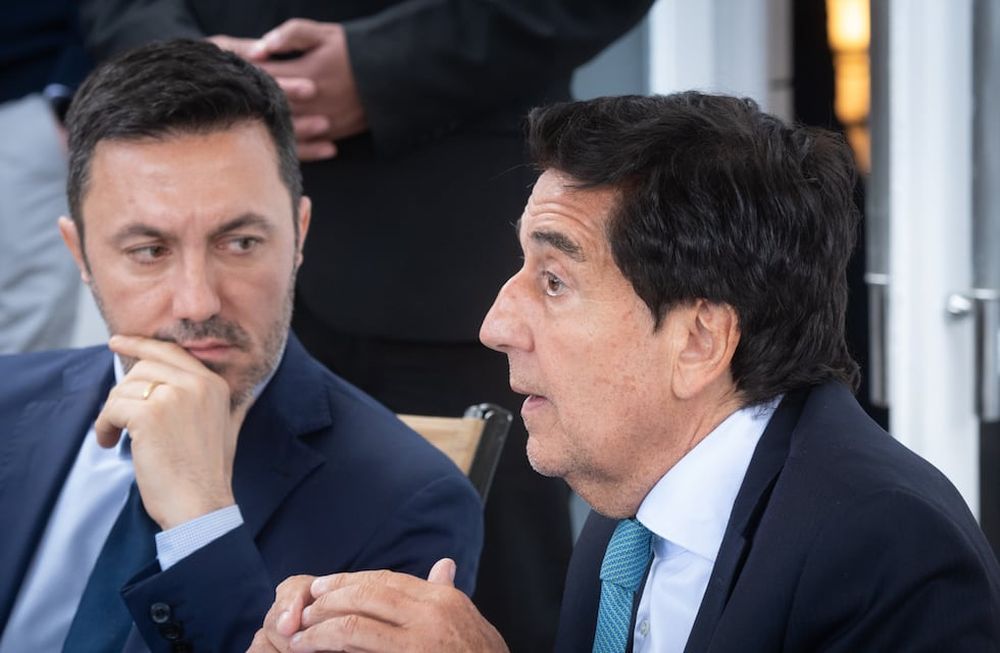 Carlos Melconian, nombrado Ministro de Economía si Patricia Bullrrich llega a ser presidente, presentó ante empresarios y políticos en el Hotel Hyatt. - Foto: Ignacio Blanco / Los Andes