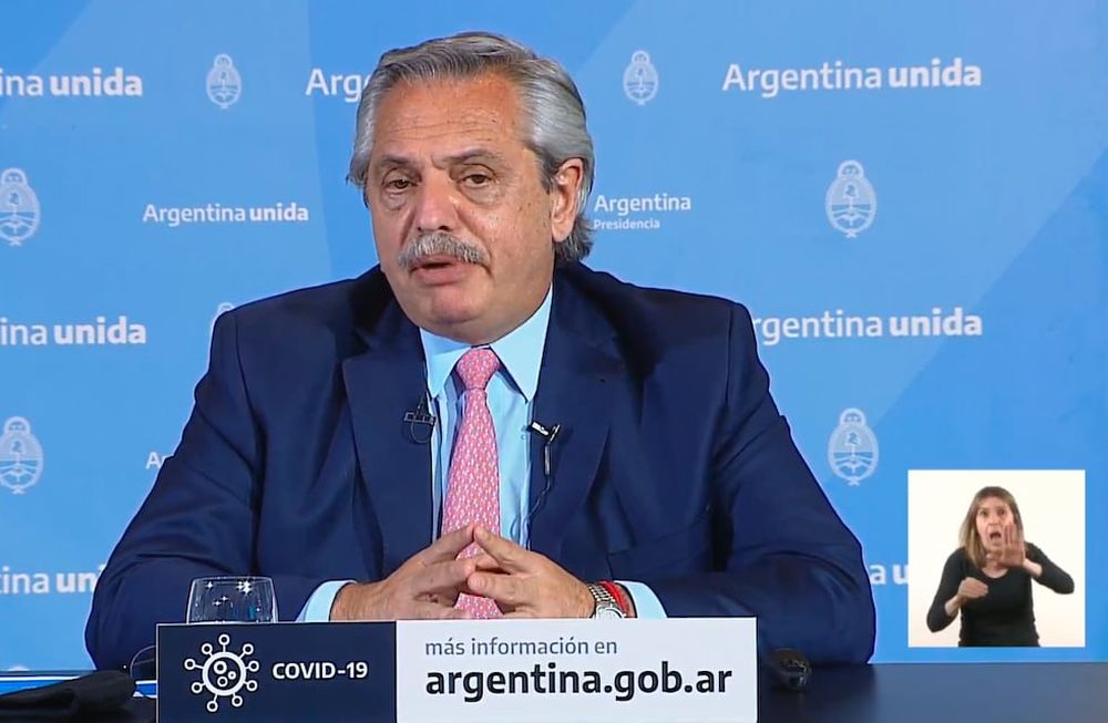 El presidente Alberto Fernández - Archivo