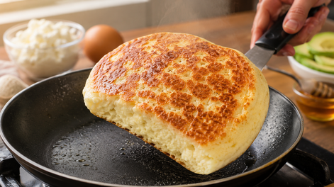 pan de ricota hecho en sarten en 4 minutos: el desayuno que descubrieron las abuelas italianas y hoy vuelve a ser tendencia