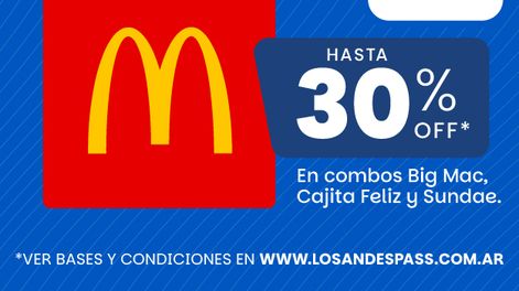 Los Andes Pass y McDonalds anuncian una nueva alianza con beneficios exclusivos para socios