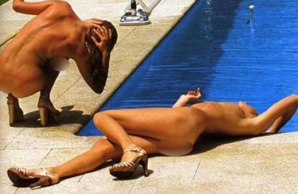 ¿Verónica Lozano toma sol desnuda en la pileta?