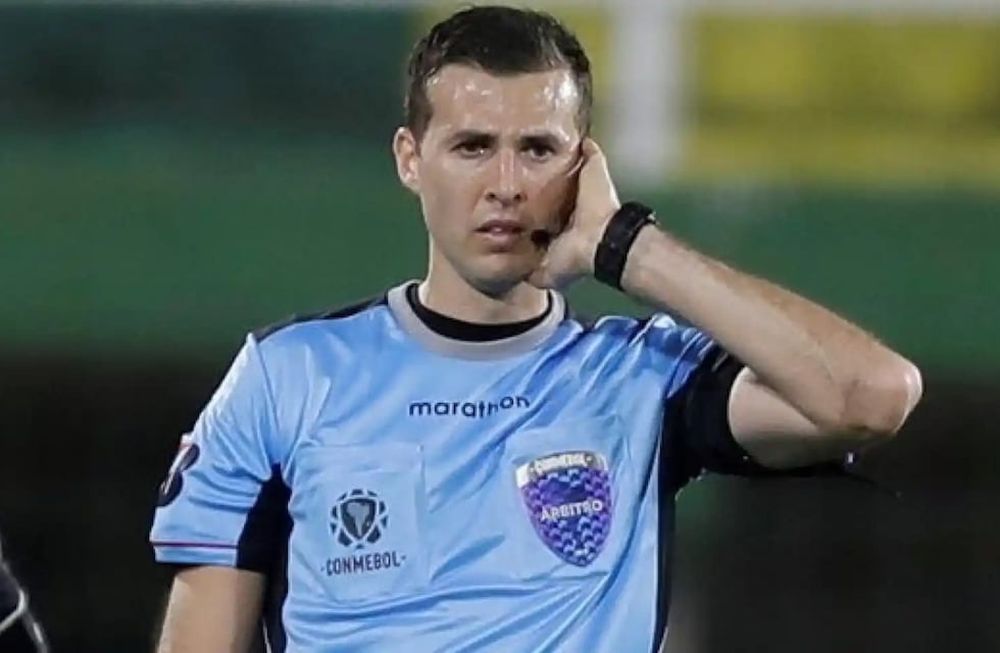 El uruguayo Andrés Matonte será el encargado de impartir justicia entre Boca vs. Palmeiras. / Gentileza.