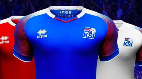 Errea, la camiseta de Islandia llevará un pedazo de Italia al Mundial