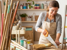Acá tenés 7 ideas para renovar espacios de tu casa reutilizando palos de escoba.&nbsp;