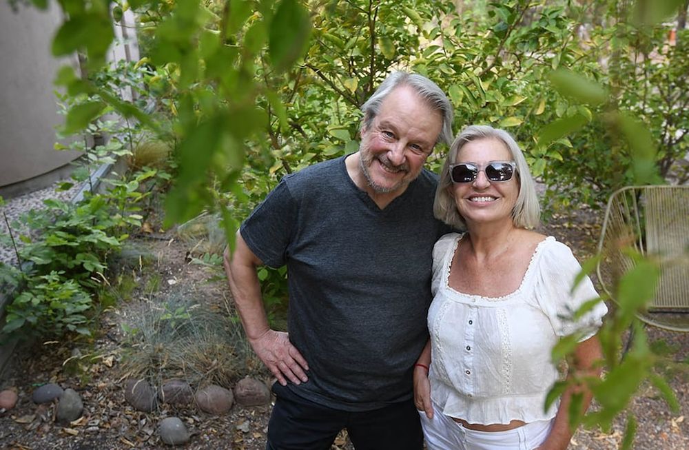 La actriz Mercedez Morán y el actor Jorge Marrale filman en la provincia una coproducción internacional. Foto: José Gutierrez / Los Andes