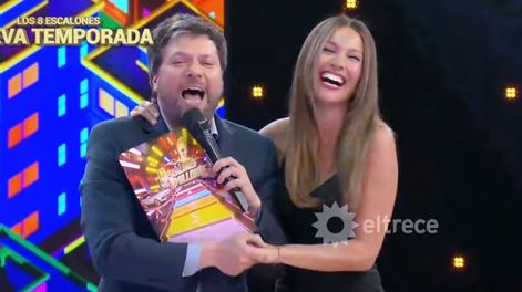Pampita condujo el primer programa de Los 8 escalones: el paso de mando de Guido Kaczka y quiénes la acompañan