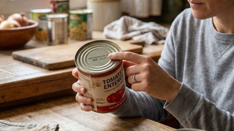 Una comida enlatada por mucho tiempo puede provocar botulismo o una intoxicación alimentaria más grave si se conserva mal.
