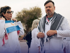 Paula Giménez y Lucas Aguilera fueron detenidos en Libia cuando participaban del convoy que lleva ayuda humanitaria a Gaza.