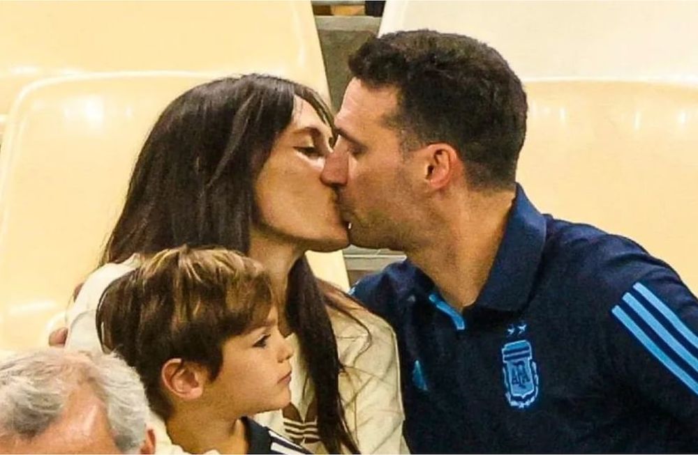 Lionel Scaloni está casado con Elisa Montero