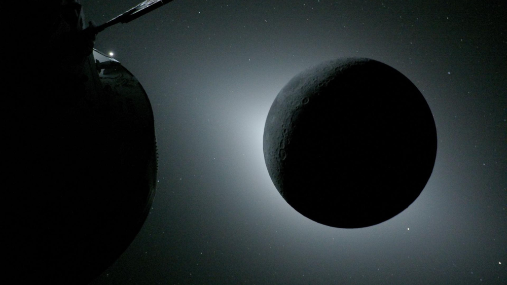 Imagen de la luna captada por Artemis II.