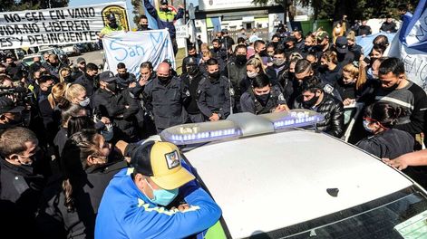 Una protesta policial que enciende alarmas