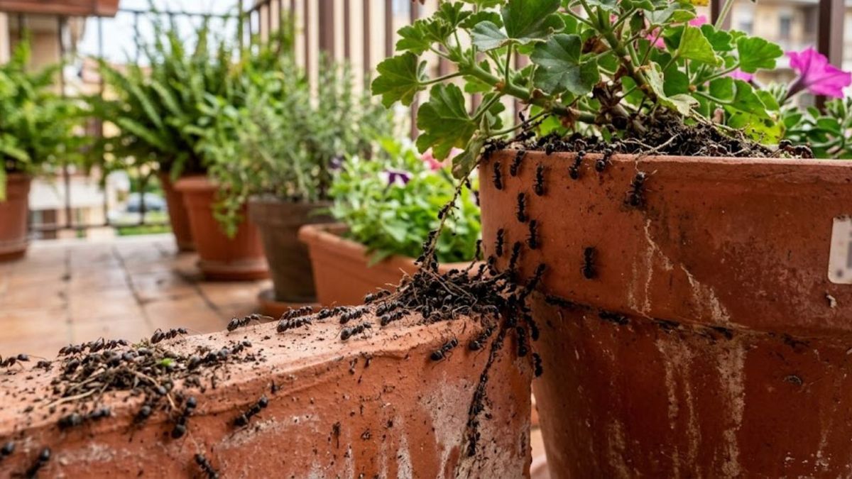 Cómo solucionar la invasión de hormigas en el balcón con un simple ingrediente que guardamos en casa