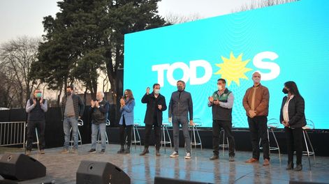 Los Andes | Máximo Kirchner encabezó un acto de campaña en el partido bonaerense de Escobar.