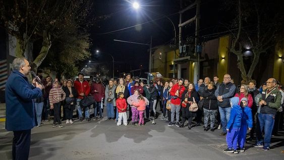Stevanato inauguró obras integrales en Rodeo del Medio. Foto: Prensa Maipú