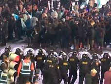 Incidentes en el Obelisco.