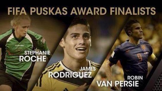 James, Van Persie y una jugadora irlandesa compiten por el mejor gol del año