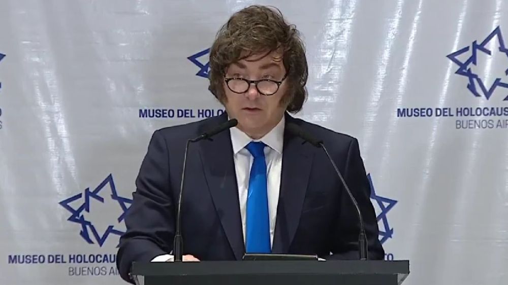 Milei declara terrorista a la CGRI. (foto archivo: acto Día de las Víctimas del Holocausto)