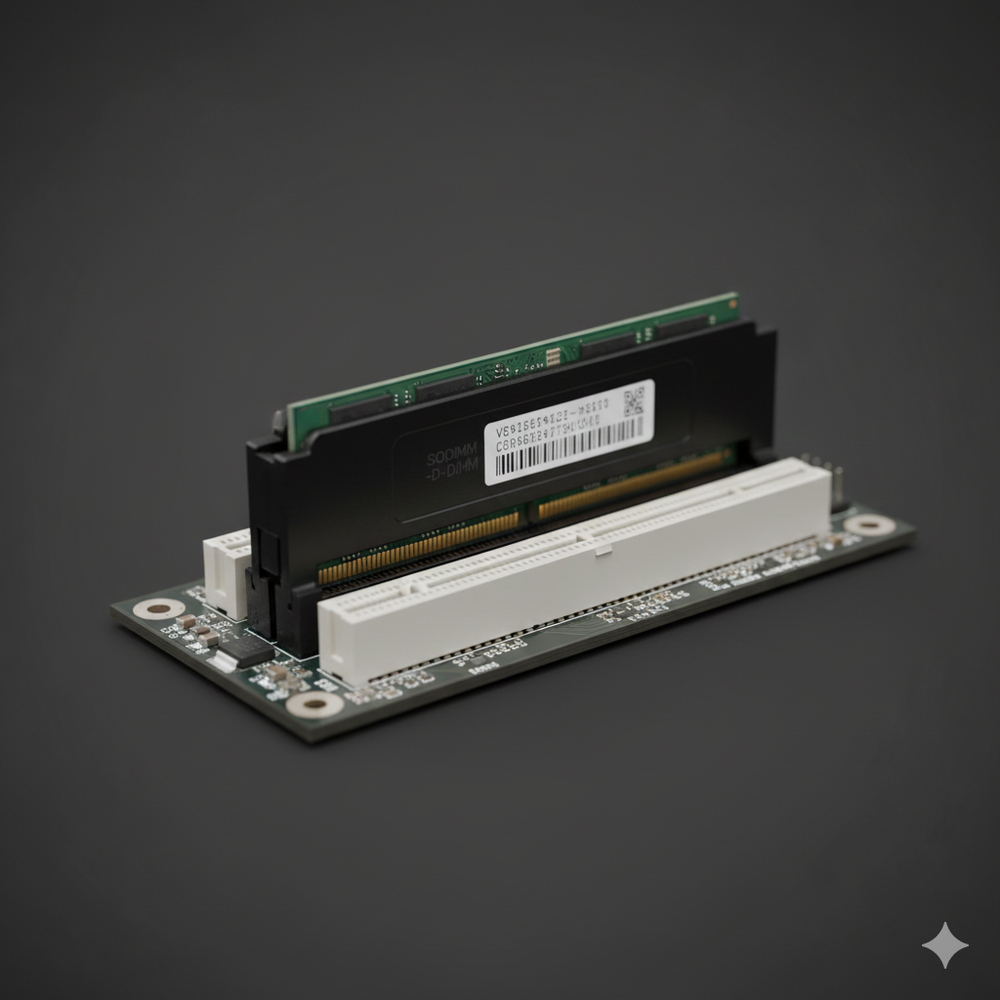 Una de las soluciones que comenzó a popularizarse es el uso de adaptadores que permiten instalar memorias SODIMM —habituales en notebooks— en computadoras de escritorio