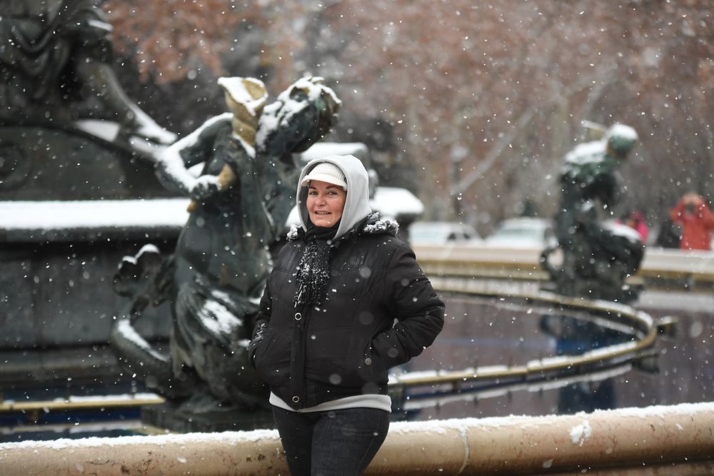 Galería de fotos así está Mendoza bajo la nieve en medio de la ola polar. Foto: Ramiro Gómez / Los Andes.