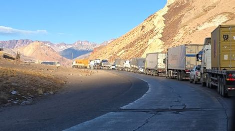 Tránsito interrumpido en la Ruta 7 a la altura del puente de Horcones: a qué se debe