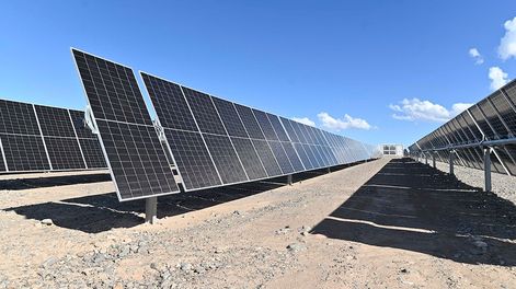 Parque solar El Quemado. Fotos gentileza