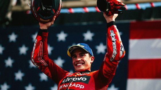 Marc Márquez el líder de la competencia de Moto GP