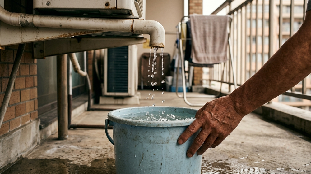 El agua del aire acondicionado puede ser reutilizada. Descubrí cómo.&nbsp;