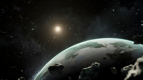 ¿Cuán probable es que el asteroide 2024 YR4 impacte contra la Tierra? La explicación de los científicos. Fuente: Freepik.es (Imagen ilustrativa)