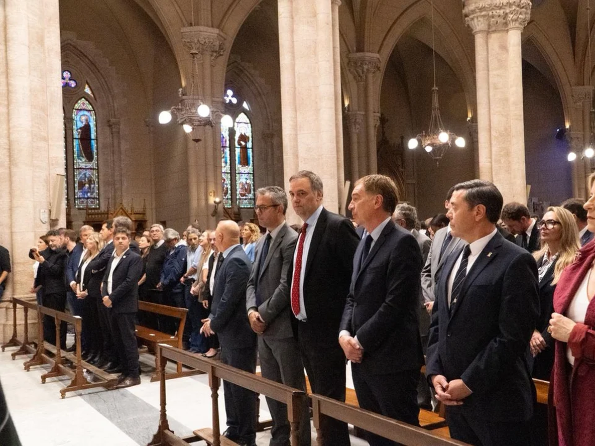 Dirigentes del arco político participaron de la misa en Luján por el Papa Francisco&nbsp;