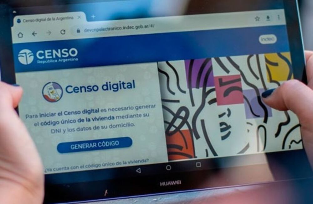 Los mendocinos podremos rsponder al Censo 2022 de manera on line a partir del 16 de marzo.