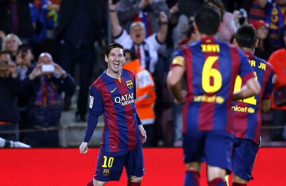 En lo más alto con su tridente más goleador