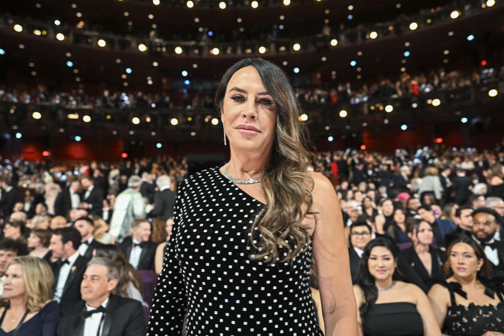 La actriz española Karla Sofía Gascón durante la gala de los Premios Oscar 2025 de la Academia en el Dolby Theatre, en el barrio de Hollywood de Los Ángeles, California, Estados Unidos, el 2 de marzo de 2025.